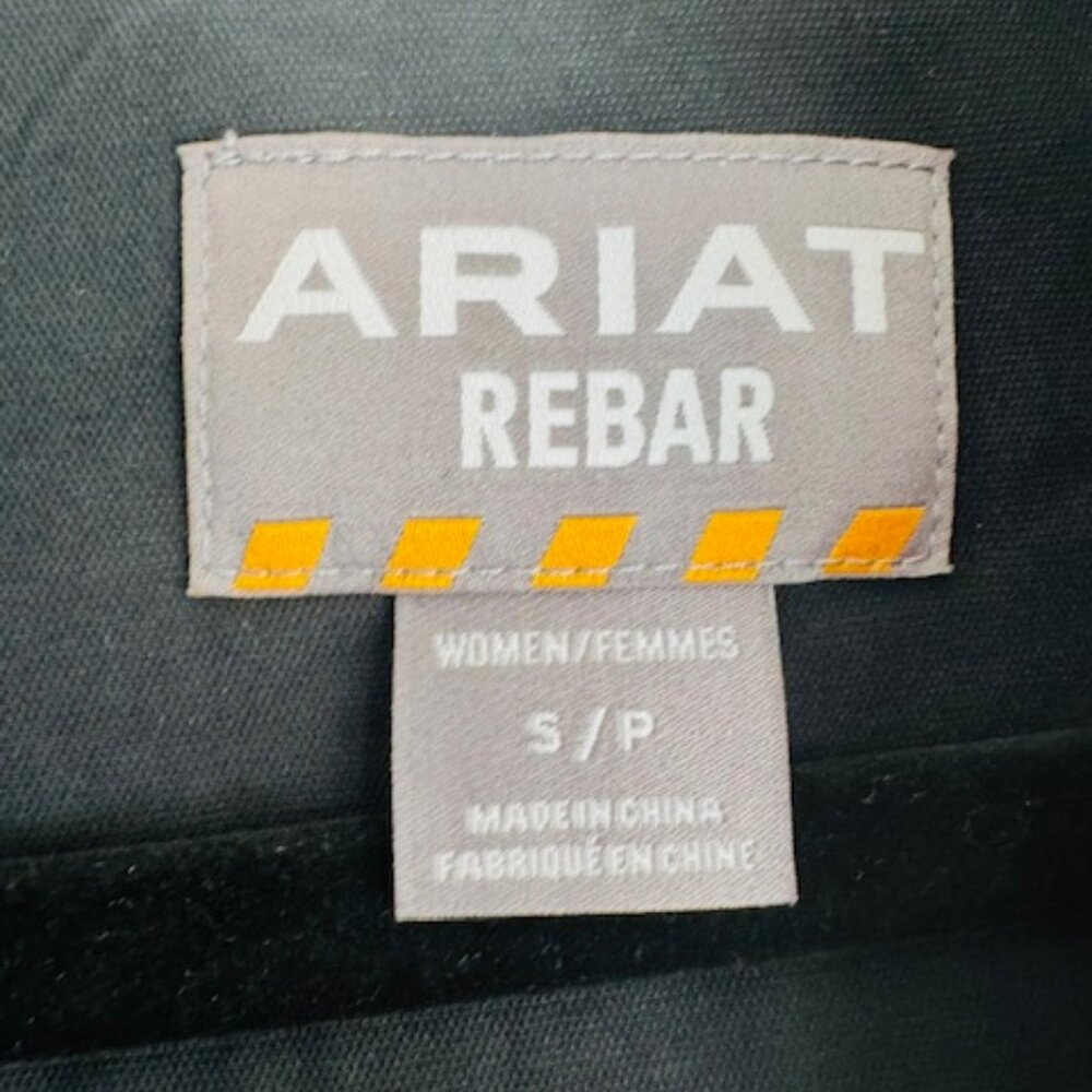 Ariat Rebar Hooded Work Jacket – Black – Size S – Insulated Zip - Picture 3 of 3